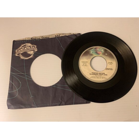 Pointer Sisters 7" Vinyl Record - Neutron Dance / Telegraph Your Love - 1983 Pla - Picture 4 of 6